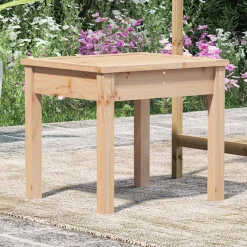 New FinePRICE Puutarhapenkki musta 50x44x45 cm, mänty