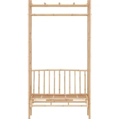 Best FinePRICE Puutarhapenkki pergolalla 116 cm bambu