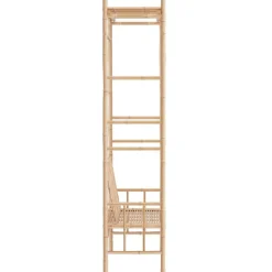 Best FinePRICE Puutarhapenkki pergolalla 116 cm bambu