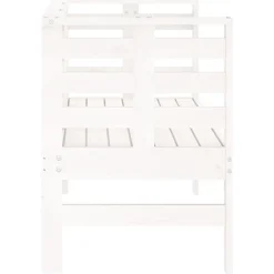 Sale FinePRICE Puutarhapenkki valkoinen 111,5x53x71 cm, mänty