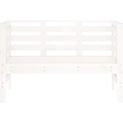 Sale FinePRICE Puutarhapenkki valkoinen 111,5x53x71 cm, mänty