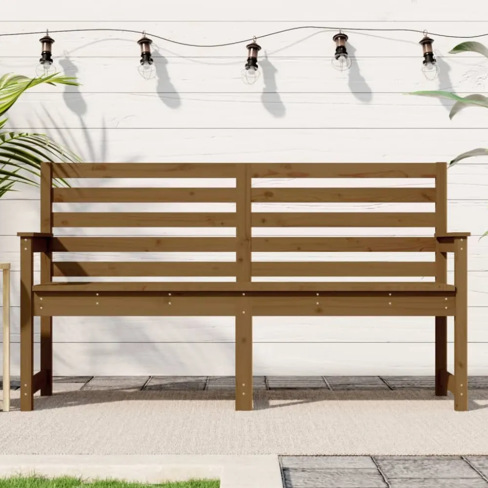 Best FinePRICE Puutarhapenkki 109x48x91,5 cm, douglaskuusi