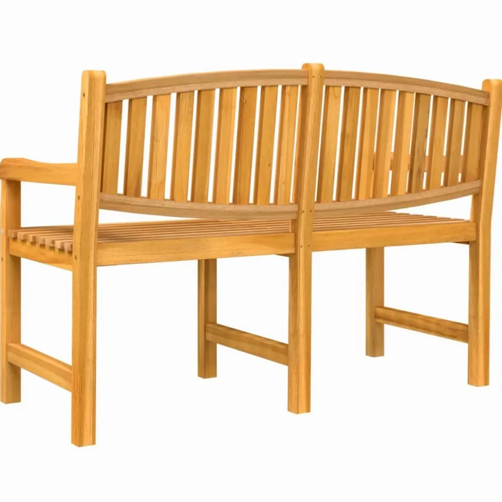 Best FinePRICE Puutarhapenkki 149,5x60x90 cm, tiikki