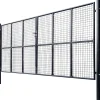 Online FinePRICE Puutarhaportti galvanoitu teräsverkko 400x200cm harmaa