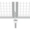 Discount FinePRICE Puutarhaportti galvanoitu teräs 415x225cm hopea