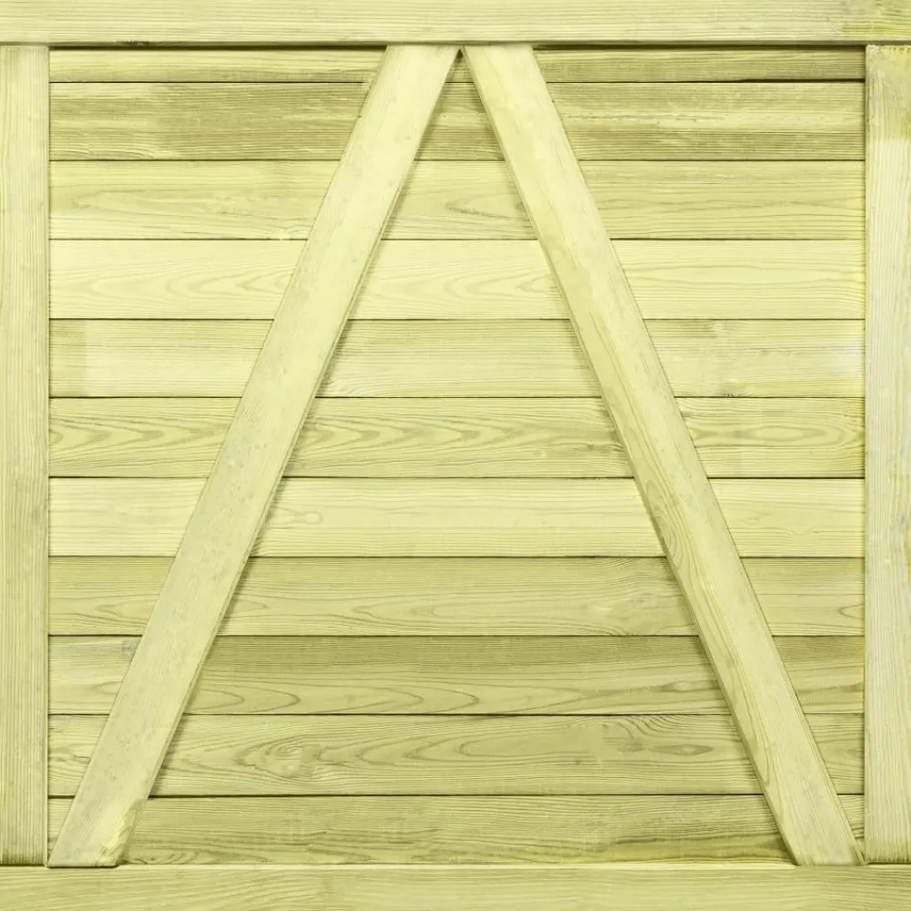 Best FinePRICE Puutarhaportti kyllästetty mänty 100x100 cm