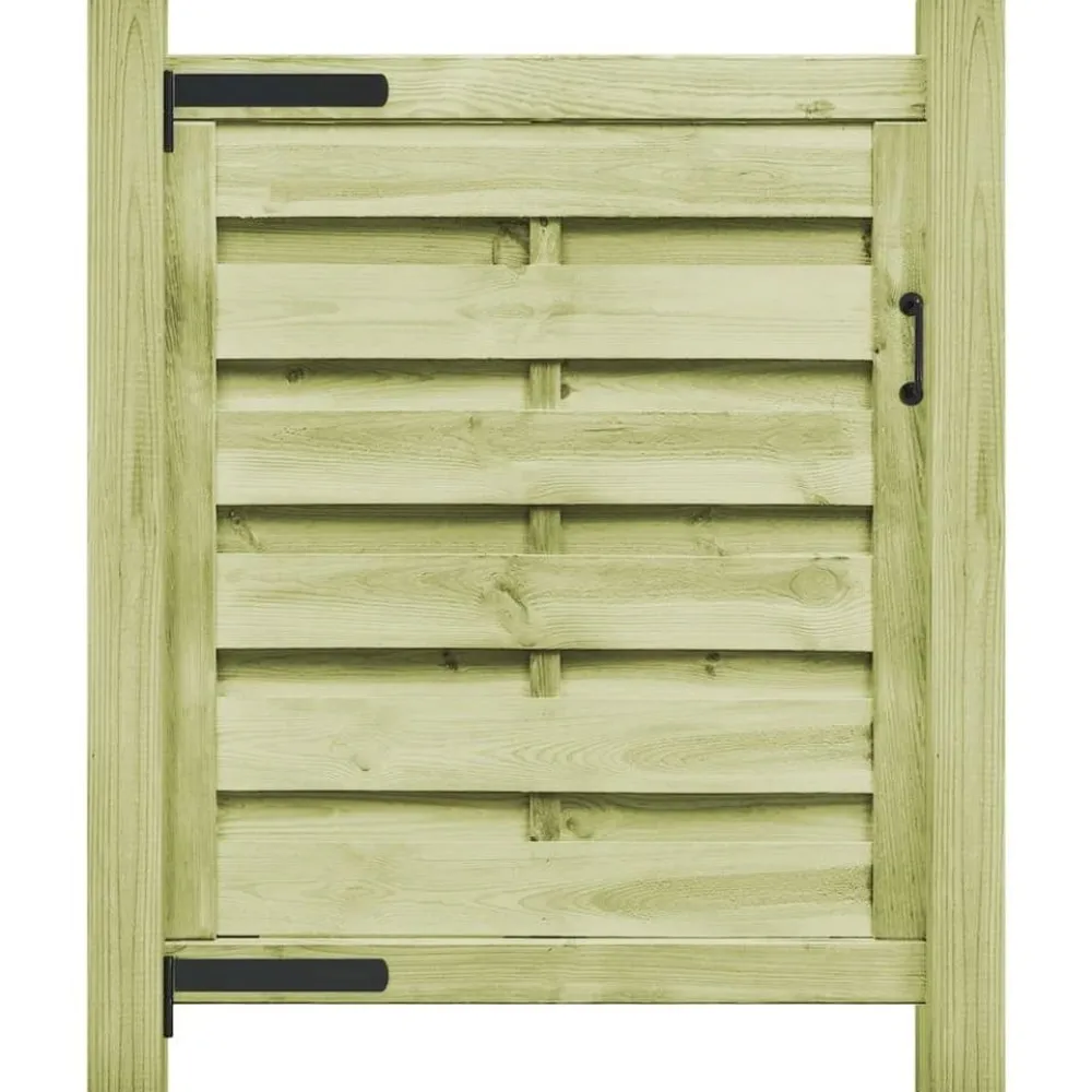 Best FinePRICE Puutarhaportti kyllästetty mänty 100x100 cm vihreä