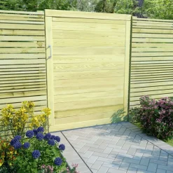Clearance FinePRICE Puutarhaportti kyllästetty mänty 125x100 cm