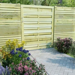 Discount FinePRICE Puutarhaportti kyllästetty mänty 100x125 cm vihreä