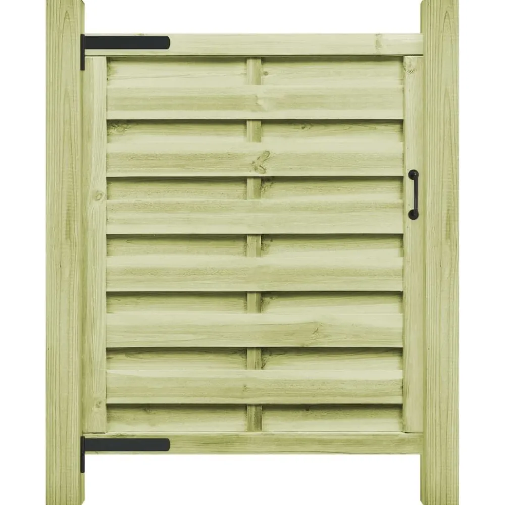 Discount FinePRICE Puutarhaportti kyllästetty mänty 100x125 cm vihreä
