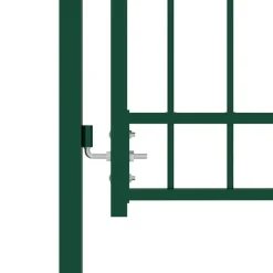 Sale FinePRICE Puutarhaportti piikeillä, teräs, 100x100-200cm, eri kokoja ja värejä