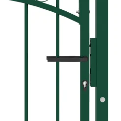 Sale FinePRICE Puutarhaportti piikeillä, teräs, 100x100-200cm, eri kokoja ja värejä
