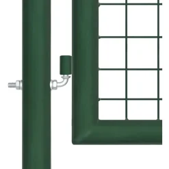 Sale FinePRICE Puutarhaportti teräs 350x100cm vihreä