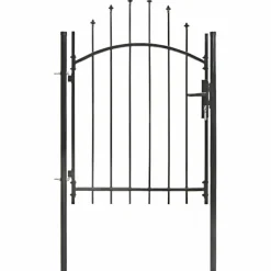 Discount FinePRICE Puutarhaportti teräs 1x1.75m musta