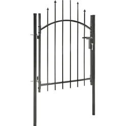 Discount FinePRICE Puutarhaportti teräs 1x1.5m musta