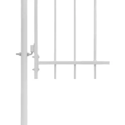 Best FinePRICE Puutarhaportti teräs 1x1.75m valkoinen