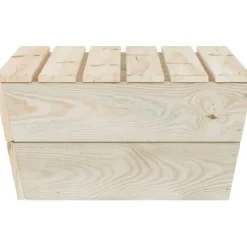 Online FinePRICE Puutarhapöydät 2 kpl 60x60x30 cm kyllästetty kuusi