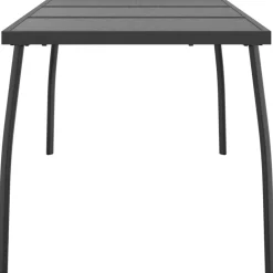 Discount FinePRICE Puutarhapöytä antrasiitti 50x50x72 cm teräsverkko