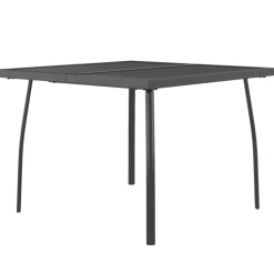 Discount FinePRICE Puutarhapöytä antrasiitti 50x50x72 cm teräsverkko