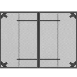 Discount FinePRICE Puutarhapöytä antrasiitti 50x50x72 cm teräsverkko