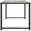 Discount FinePRICE Puutarhapöytä antrasiitti 55x40x37 cm teräs