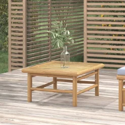 Clearance FinePRICE Puutarhapöytä 65x55x30 cm bambu