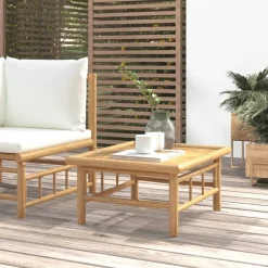 Discount FinePRICE Puutarhapöytä 65x55x30 cm bambua
