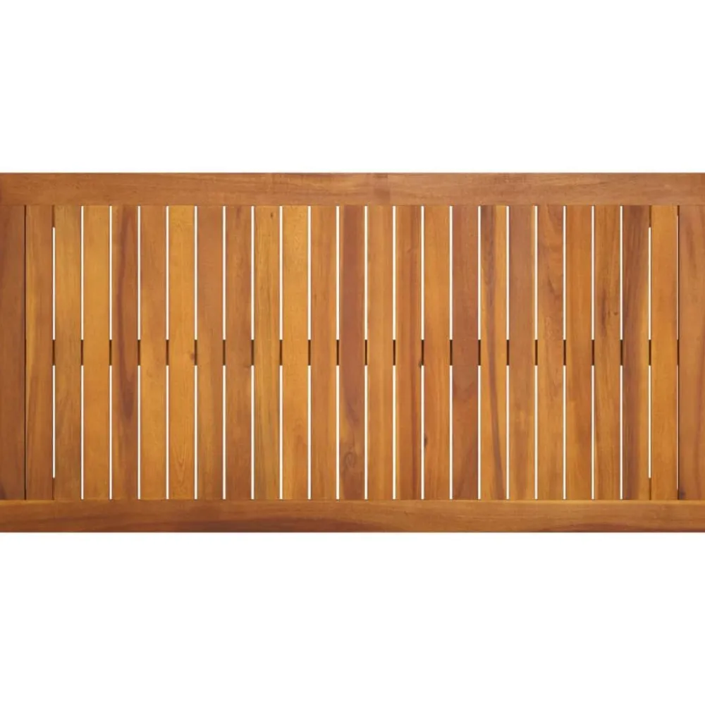 Best FinePRICE Puutarhapöytä 110x55x67 cm täysi akasiapuu (19718)