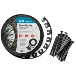 Outlet AB Polar Puutarhareunus , 4cm, 10m, sis. 20kpl kiinnityspiikkejä