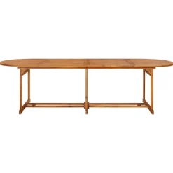 Outlet FinePRICE Puutarharuokapöytä 280x90x75 cm täysi akaasiapuu (15950)