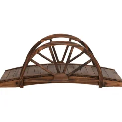 Discount FinePRICE Puutarhasilta puolipyörällä 99x50x38 cm täysi kuusi (63338)