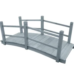 Sale FinePRICE Puutarhasilta 140x60x56 cm kuusi harmaa