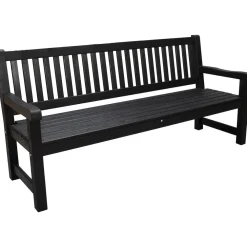 Outlet Baltic Garden Puutarhasohva Brooklyn 190cm mustaa