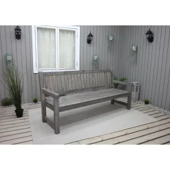 Outlet Baltic Garden Puutarhasohva Brooklyn 190cm mustaa