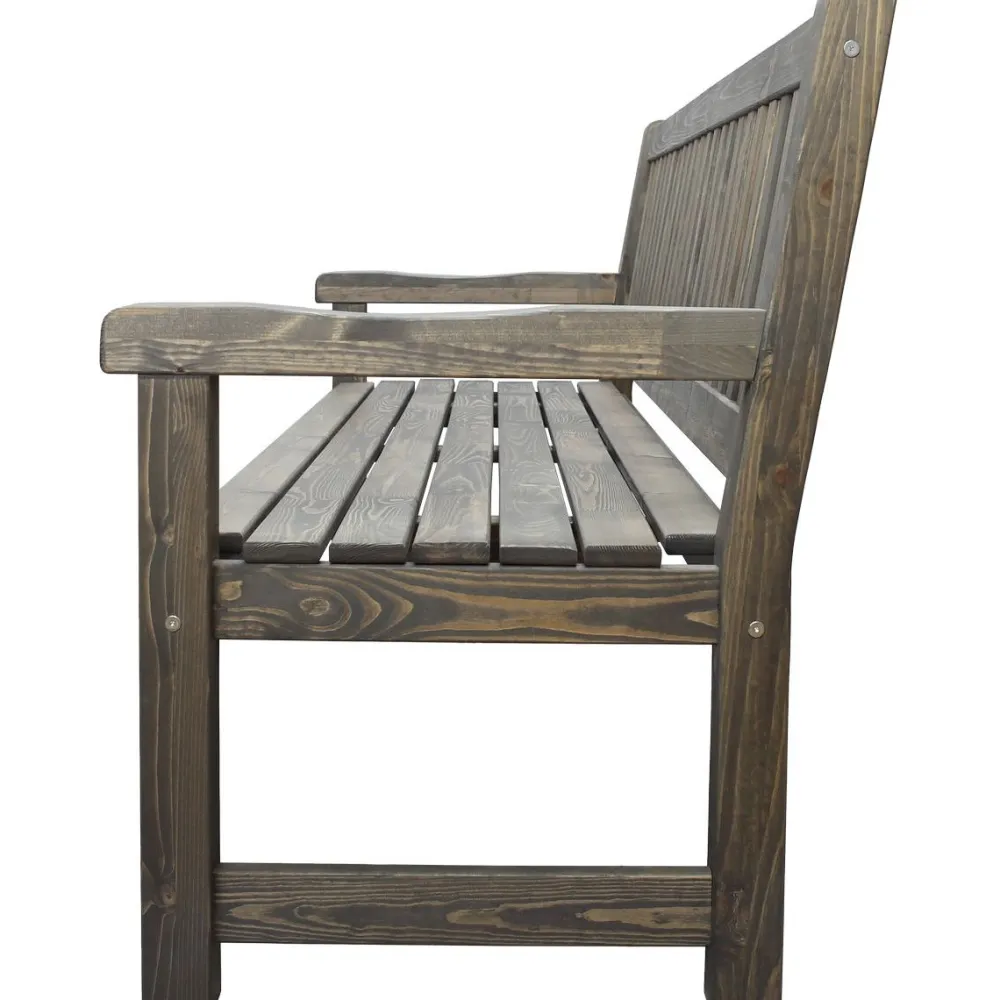 Outlet Baltic Garden Puutarhasohva Brooklyn 190cm mustaa
