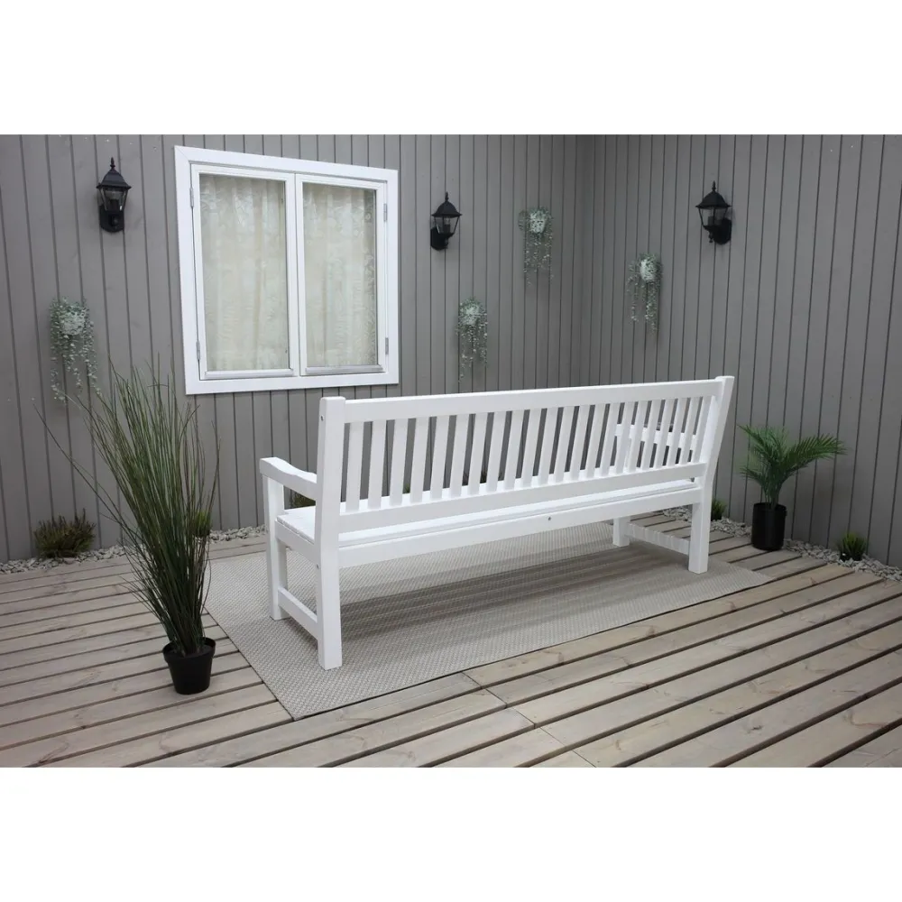 Outlet Baltic Garden Puutarhasohva Brooklyn 190cm mustaa