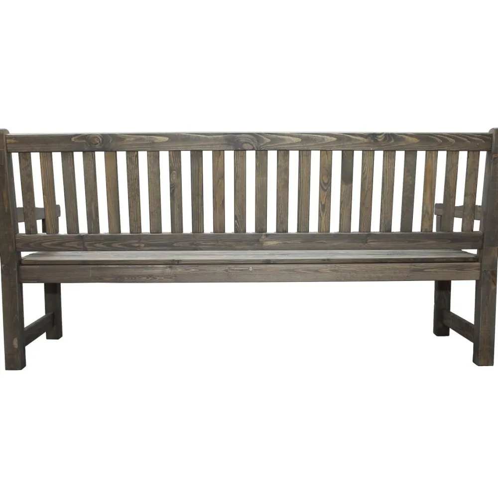 Outlet Baltic Garden Puutarhasohva Brooklyn 190cm mustaa