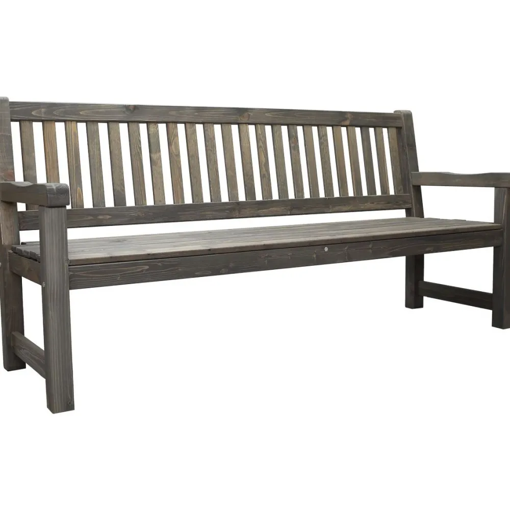 Outlet Baltic Garden Puutarhasohva Brooklyn 190cm mustaa