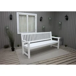 Outlet Baltic Garden Puutarhasohva Brooklyn 190cm mustaa