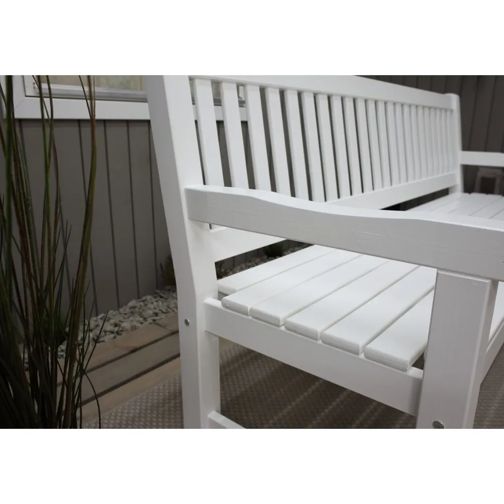 Outlet Baltic Garden Puutarhasohva Brooklyn 190cm mustaa
