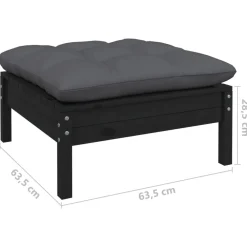 Best FinePRICE Puutarhasohvasarja, tyynyt, mäntyä, 4-osainen, eri värejä