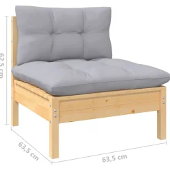 Best FinePRICE Puutarhasohvasarja, tyynyt, mäntyä, 4-osainen, eri värejä