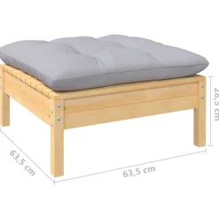 Best FinePRICE Puutarhasohvasarja, tyynyt, mäntyä, 4-osainen, eri värejä