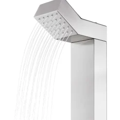 New FinePRICE Puutarhasuihku 220cm ruostumaton teräs