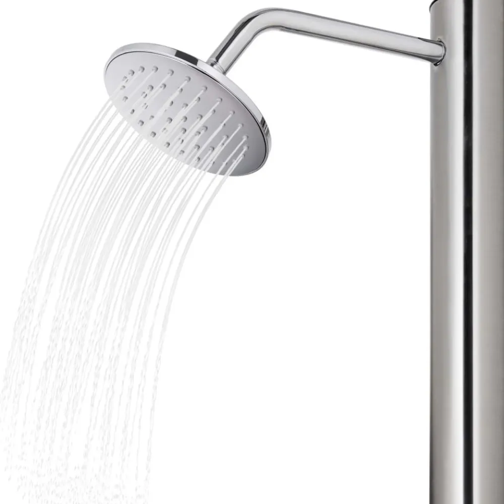 Sale FinePRICE Puutarhasuihku 215 cm ruostumaton teräs