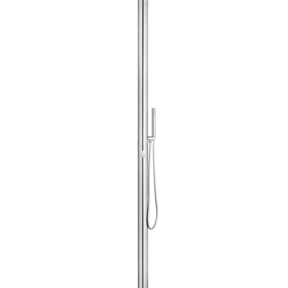 Outlet FinePRICE Puutarhasuihku 220 cm ruostumaton teräs