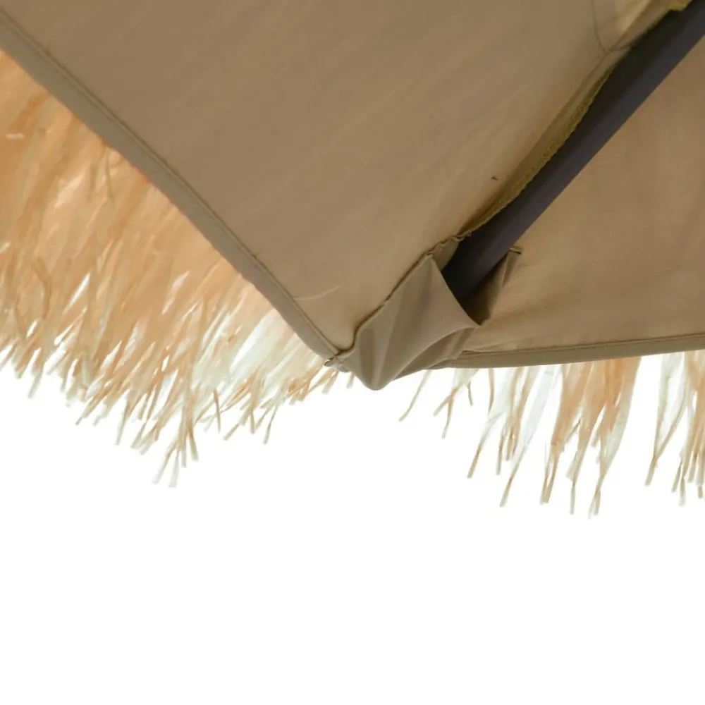 Sale FinePRICE Puutarhavarjo LED-valot ja terästanko ruskea 269x269x235 cm (05087)