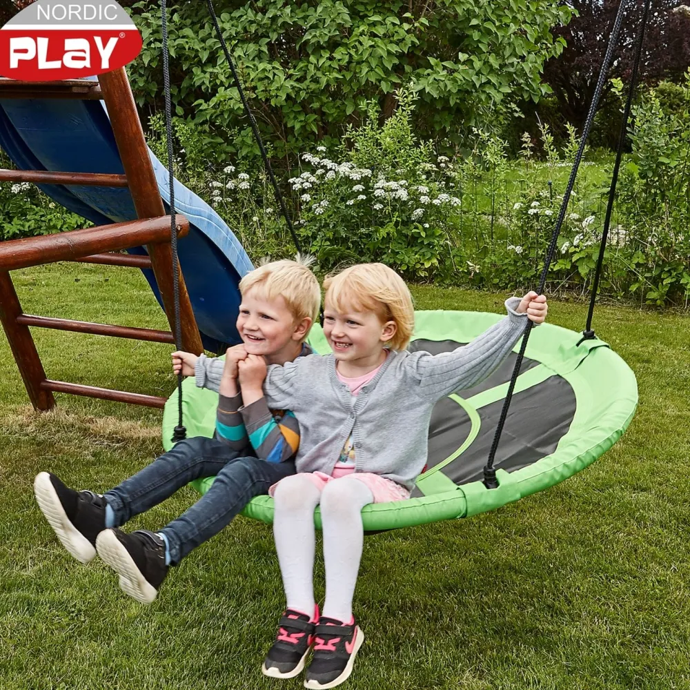 Sale Nordic Play Pyöreä keinu 100cm vihreä/musta