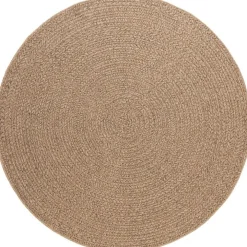 Clearance Benina Pyöreä matto Natural Circle, sisä- ja ulkokäyttöön, Ø120cm, ruskea