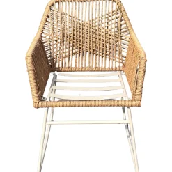 Online Baltic Garden Pyöreä ruokailuryhmä Palermo pöytä, Ø 130 cm, 4 kpl Seville-nojatuolia